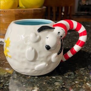 Hallmark Peanuts Snoopy and Woodstock Snowball Mug